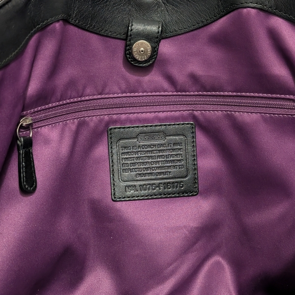 Coach Black Tote Bag - Picture 5 of 6